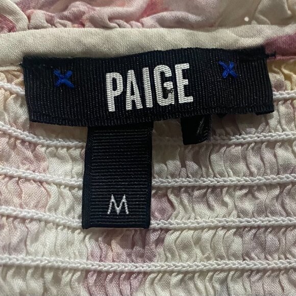 Paige Jaylee 3/4 sleeve Smocked Neck Blouse - Picture 10 of 11